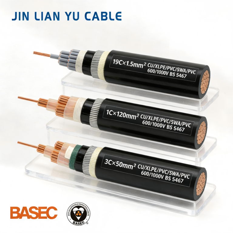 12-Core Outdoor Armored Fiber Cable for Telecom Lines
