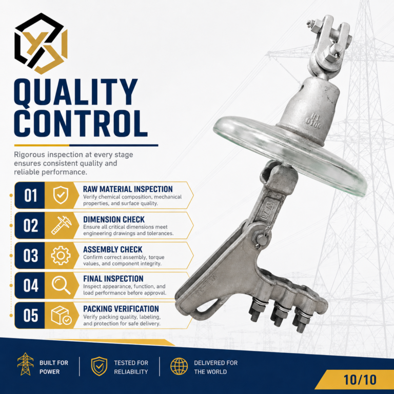220 KV Conductor Strain Insulator String (Iron-Composite