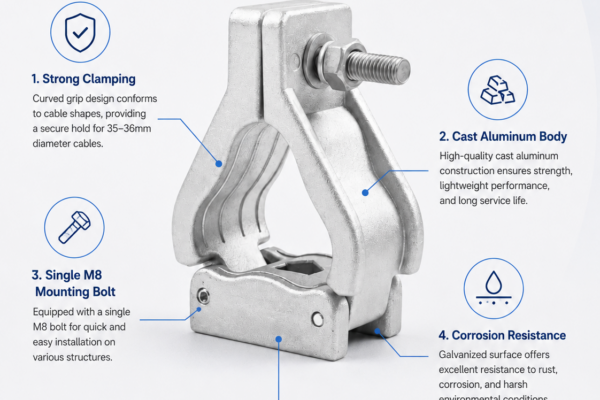 M8 36mm conductor clamp product image