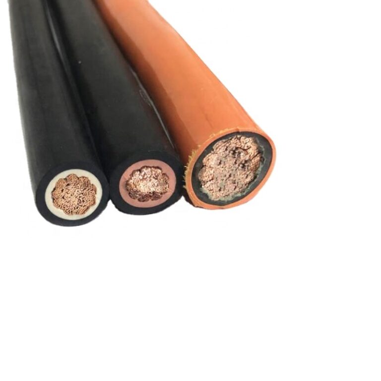 Black Full Coated Light Submersible Rubber Sheathed Cable