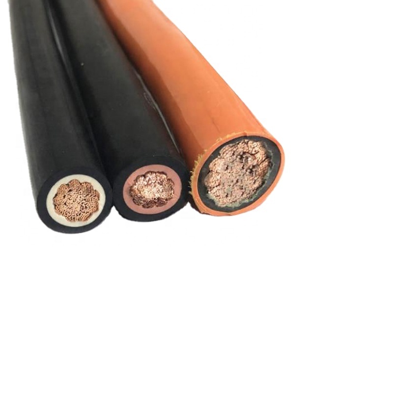 Black Full Coated Light Submersible Rubber Sheathed Cable