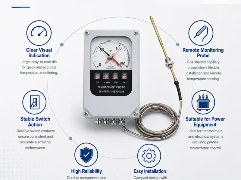 Coil-Shaped Transformer Temperature Gauge Electronic Power — product family image