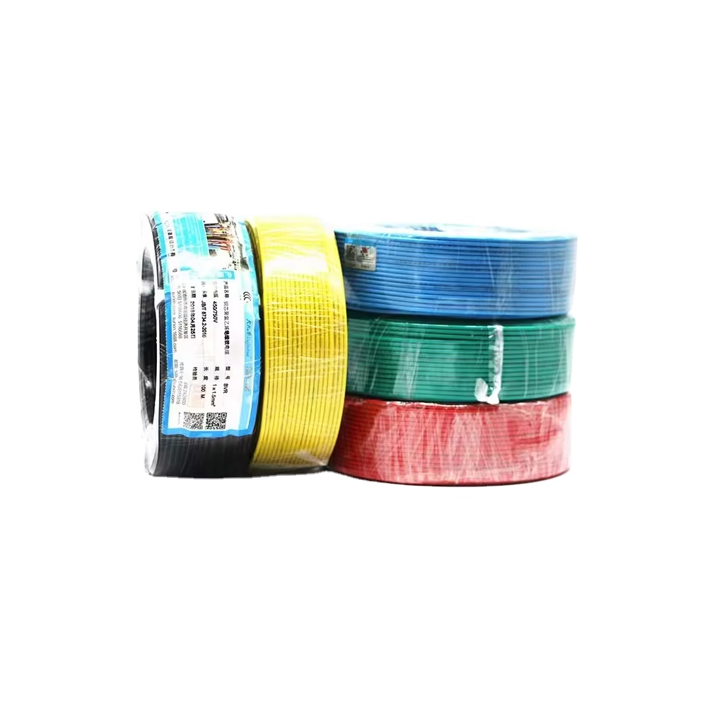 Competitive Price 100m 1.5mm2 Electrical Wire Bv Cable Single Core From China