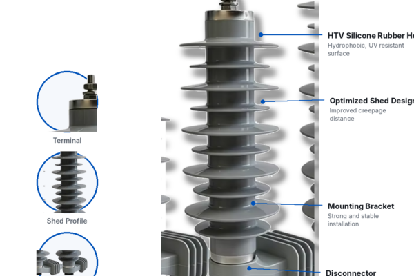 11KV surge arrester product image