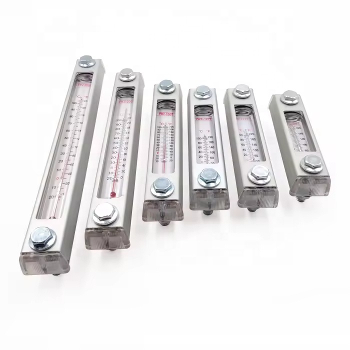 High Quality Steel Liquid Level Gauge with Temperature Indicator for Oil Applications