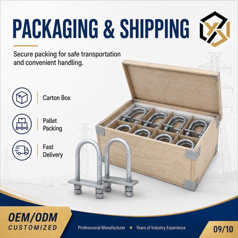 In-stock Processing Hot-dip Galvanized U-shaped Clamp