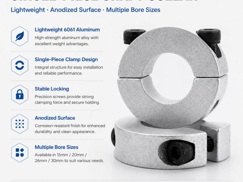 Lightweight Aluminum pole hardware product image
