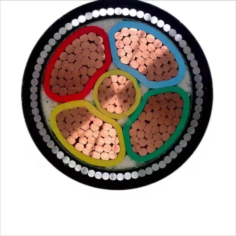 Multi-Core Unarmored XLPE Insulated Bare Copper Power Cable with ISO Certification