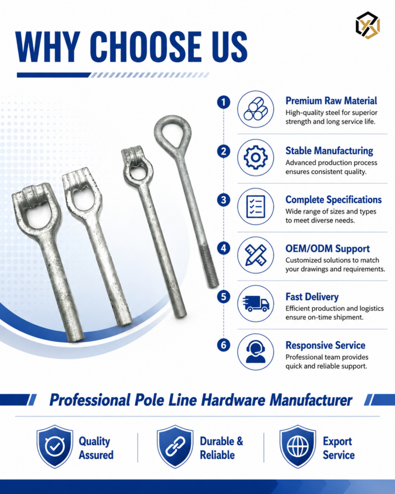 Precision Power Line Hardware and Fittings for HV/MV