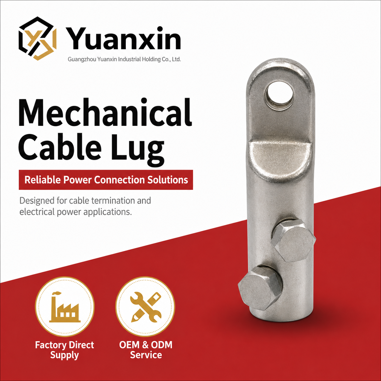 Reliable Aluminum Alloy Torque Terminal BLMT Bolt Connector for Power Cables