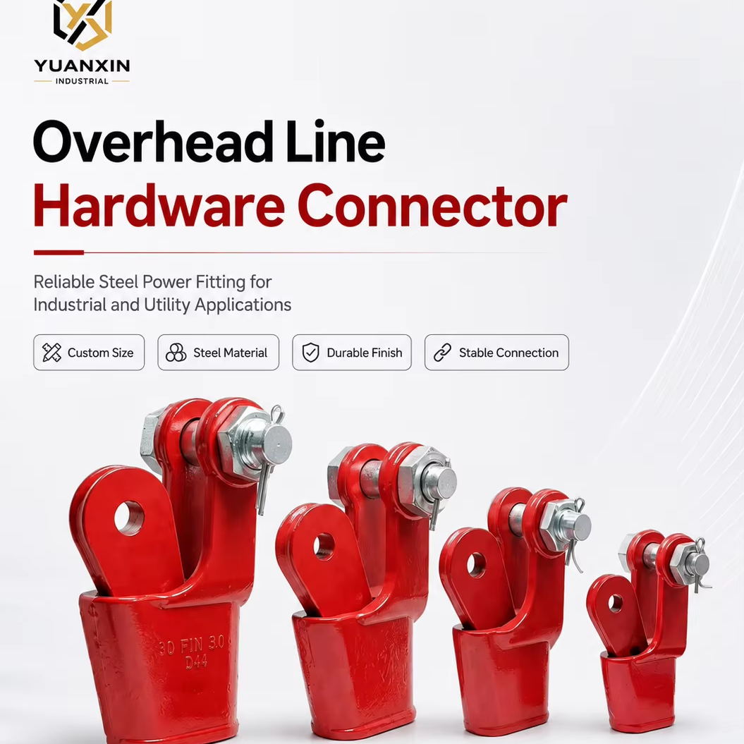 Standard Hot-Dip Galvanized Overhead Line Hardware Connector for Electric Utilities