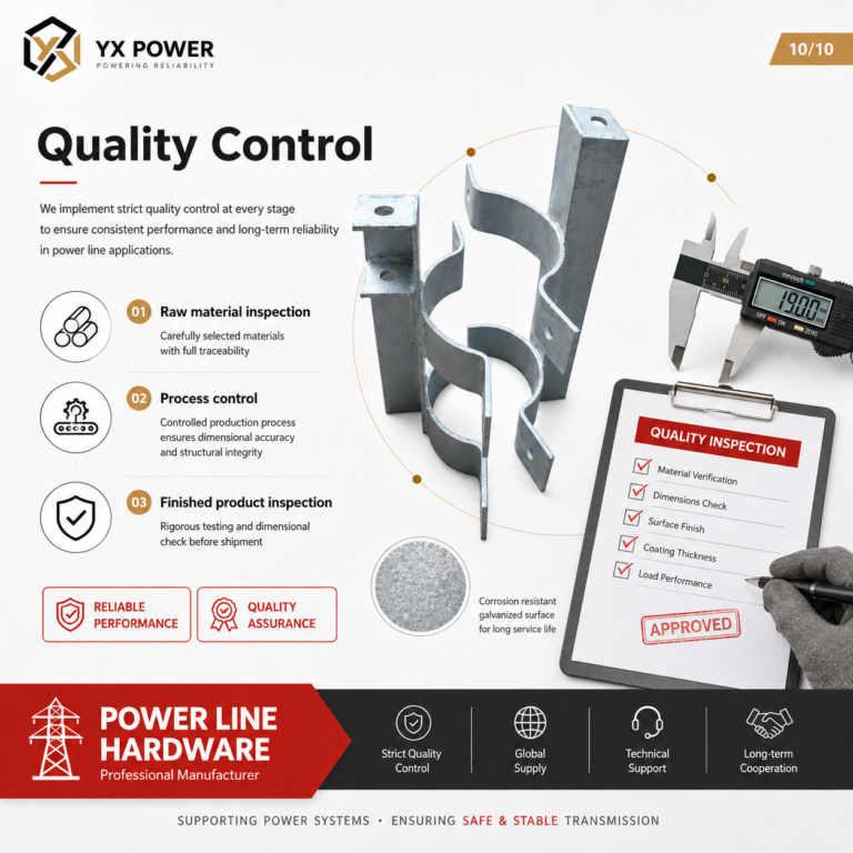 Straight Single- Double-head Clamps for Utility Poles