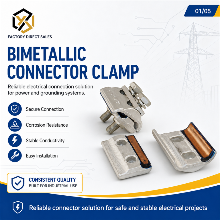 1-Bolt Aluminium Parallel Groove PG Clamp