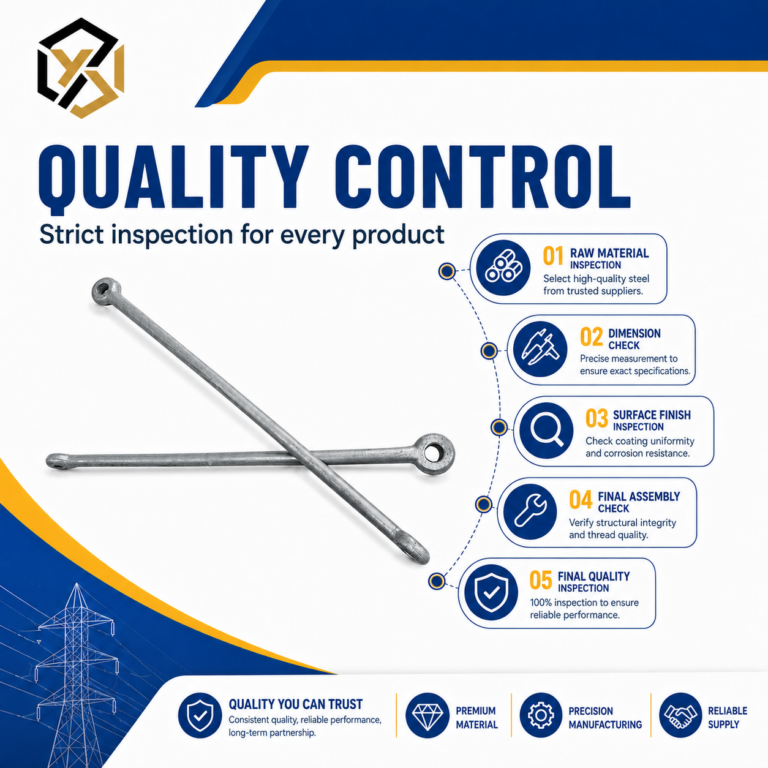 Hot-Dip Galvanized Carbon Steel YL-Type Extension Rod