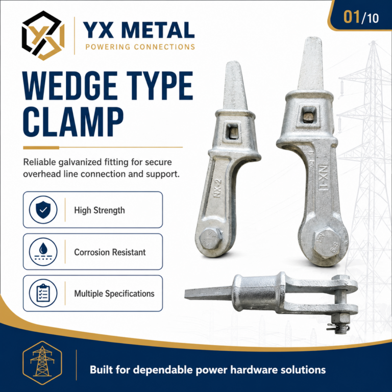 NX-type Malleable Cast Iron Wedge Clamps for Power Guy