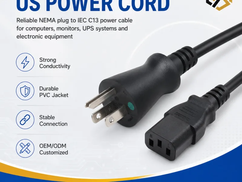 USA 3 Pin NEMA 5-15P to C13 Medical Power — product family image