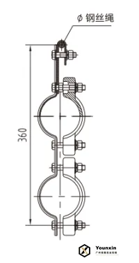 JGXS Galvanized Steel Cable Suspension Clamp — product family image