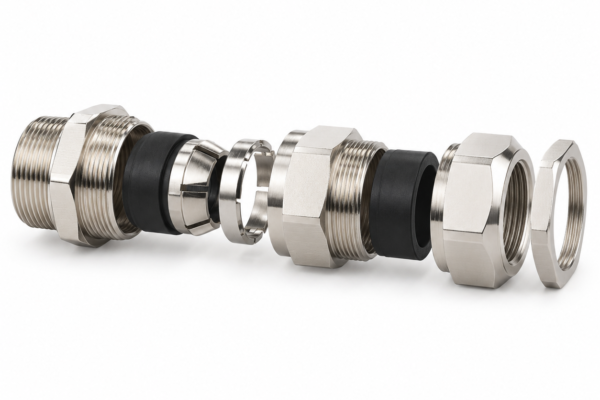 Ex db armoured double seal cable gland